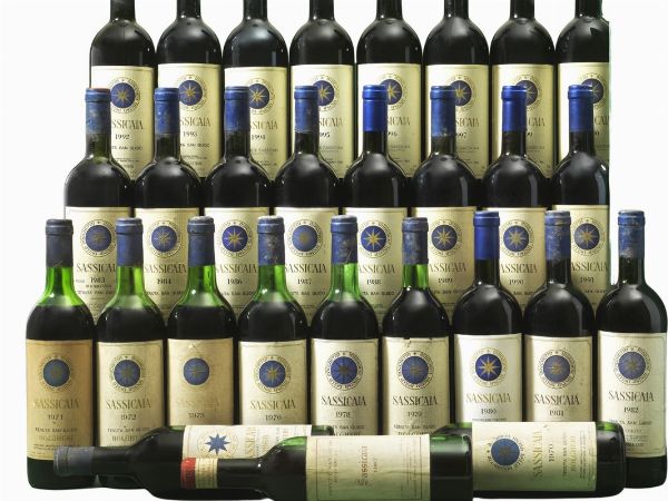 Sassicaia Tenuta San Guido  - Asta LA RAFFINATEZZA DELLA COMPLESSITA' - Vini Pregiati e da Collezione - Associazione Nazionale - Case d'Asta italiane