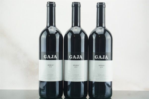 Sperss Gaja 2010  - Asta LA RAFFINATEZZA DELLA COMPLESSITA' - Vini Pregiati e da Collezione - Associazione Nazionale - Case d'Asta italiane