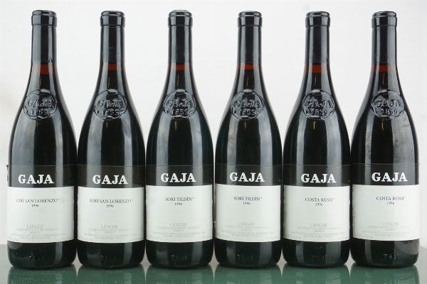 Selezione Gaja 1996  - Asta LA RAFFINATEZZA DELLA COMPLESSITA' - Vini Pregiati e da Collezione - Associazione Nazionale - Case d'Asta italiane