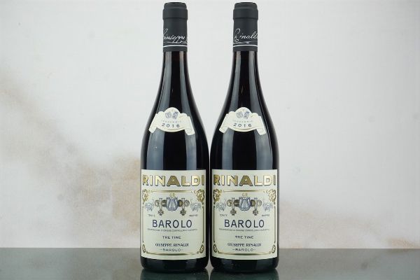 Barolo Tre Tine Giuseppe Rinaldi 2016  - Asta LA RAFFINATEZZA DELLA COMPLESSITA' - Vini Pregiati e da Collezione - Associazione Nazionale - Case d'Asta italiane