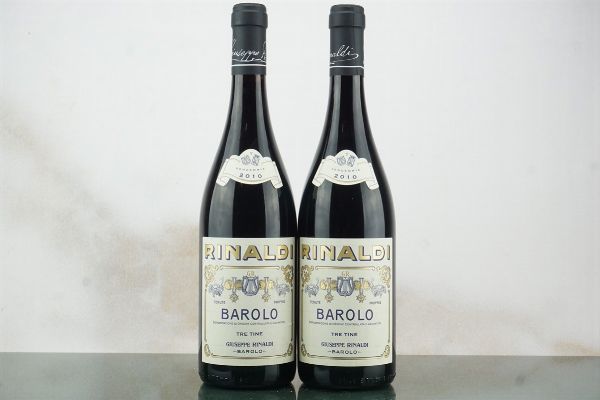 Barolo Tre Tine Giuseppe Rinaldi 2010  - Asta LA RAFFINATEZZA DELLA COMPLESSITA' - Vini Pregiati e da Collezione - Associazione Nazionale - Case d'Asta italiane