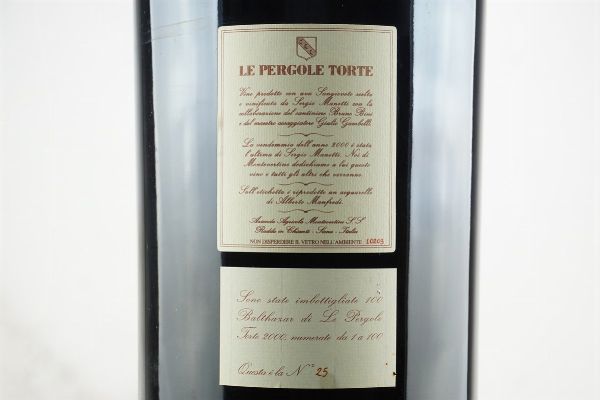 Le Pergole Torte Montevertine 2000  - Asta LA RAFFINATEZZA DELLA COMPLESSITA' - Vini Pregiati e da Collezione - Associazione Nazionale - Case d'Asta italiane