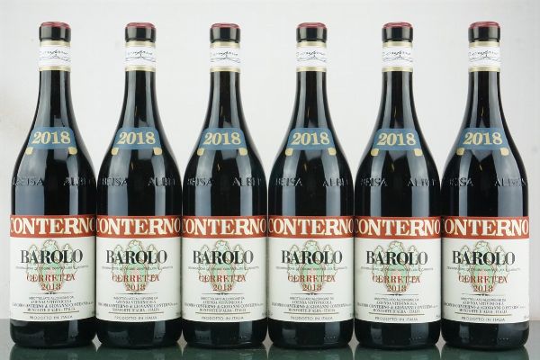 Barolo Cerretta Giacomo Conterno 2018  - Asta LA RAFFINATEZZA DELLA COMPLESSITA' - Vini Pregiati e da Collezione - Associazione Nazionale - Case d'Asta italiane