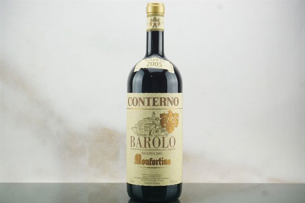 Barolo Monfortino Riserva Giacomo Conterno 2005  - Asta LA RAFFINATEZZA DELLA COMPLESSITA' - Vini Pregiati e da Collezione - Associazione Nazionale - Case d'Asta italiane