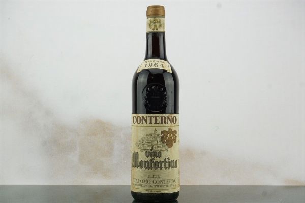 Barolo Monfortino Riserva Giacomo Conterno 1964  - Asta LA RAFFINATEZZA DELLA COMPLESSITA' - Vini Pregiati e da Collezione - Associazione Nazionale - Case d'Asta italiane