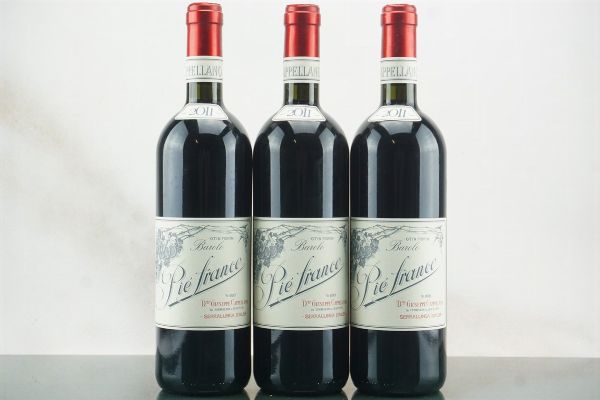 Barolo Pié Franco Otin Fiorin Cappellano 2011  - Asta LA RAFFINATEZZA DELLA COMPLESSITA' - Vini Pregiati e da Collezione - Associazione Nazionale - Case d'Asta italiane