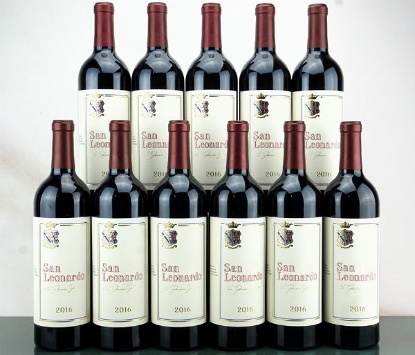 San Leonardo Tenuta San Leonardo 2016  - Asta LA RAFFINATEZZA DELLA COMPLESSITA' - Vini Pregiati e da Collezione - Associazione Nazionale - Case d'Asta italiane