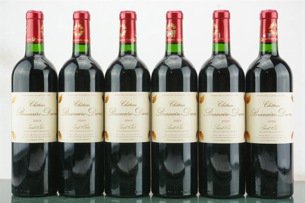 Château Branaire-Ducru 2003  - Asta LA RAFFINATEZZA DELLA COMPLESSITA' - Vini Pregiati e da Collezione - Associazione Nazionale - Case d'Asta italiane