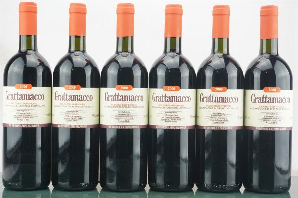 Grattamacco Podere Grattamacco 2000  - Asta LA RAFFINATEZZA DELLA COMPLESSITA' - Vini Pregiati e da Collezione - Associazione Nazionale - Case d'Asta italiane