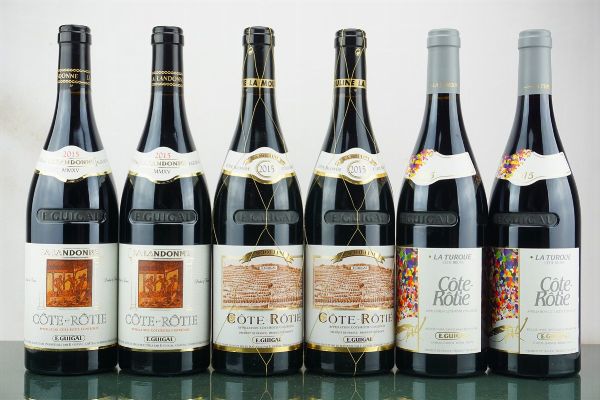 Selezione Côte-Rôtie E. Guigal 2015  - Asta LA RAFFINATEZZA DELLA COMPLESSITA' - Vini Pregiati e da Collezione - Associazione Nazionale - Case d'Asta italiane