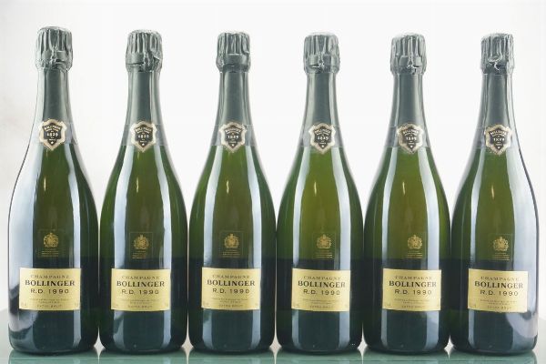 Bollinger R.D. 1990  - Asta LA RAFFINATEZZA DELLA COMPLESSITA' - Vini Pregiati e da Collezione - Associazione Nazionale - Case d'Asta italiane