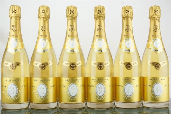 Cristal Louis Roederer 2014  - Asta LA RAFFINATEZZA DELLA COMPLESSITA' - Vini Pregiati e da Collezione - Associazione Nazionale - Case d'Asta italiane