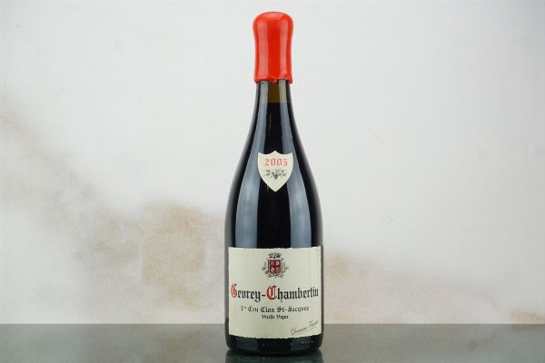 Gevrey-Chambertin Clos Saint Jacques Vielle Vigne Domaine Fourrier 2005  - Asta LA RAFFINATEZZA DELLA COMPLESSITA' - Vini Pregiati e da Collezione - Associazione Nazionale - Case d'Asta italiane