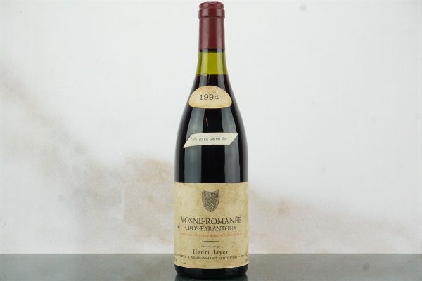 Vosne-Romanée Cros Parantoux Domaine Henri Jayer 1994  - Asta LA RAFFINATEZZA DELLA COMPLESSITA' - Vini Pregiati e da Collezione - Associazione Nazionale - Case d'Asta italiane