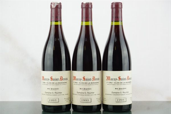 Morey-Saint-Denis Clos de la Bussière Domaine G. Roumier 1995  - Asta LA RAFFINATEZZA DELLA COMPLESSITA' - Vini Pregiati e da Collezione - Associazione Nazionale - Case d'Asta italiane