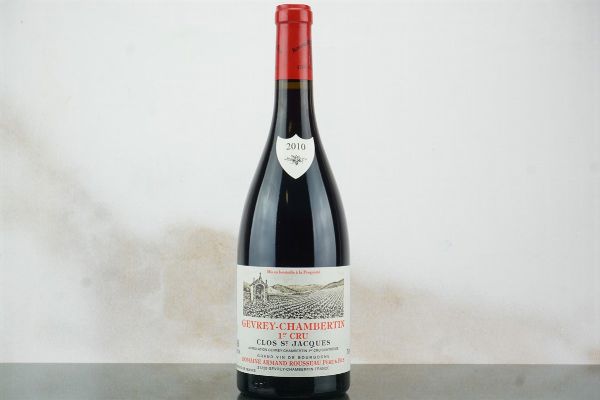 Gevrey-Chambertin Clos Saint-Jacques Domaine Armand Rousseau 2010  - Asta LA RAFFINATEZZA DELLA COMPLESSITA' - Vini Pregiati e da Collezione - Associazione Nazionale - Case d'Asta italiane