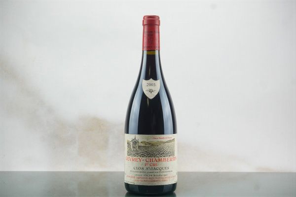 Gevrey-Chambertin Clos Saint Jacques Domaine Armand Rousseau 2003  - Asta LA RAFFINATEZZA DELLA COMPLESSITA' - Vini Pregiati e da Collezione - Associazione Nazionale - Case d'Asta italiane