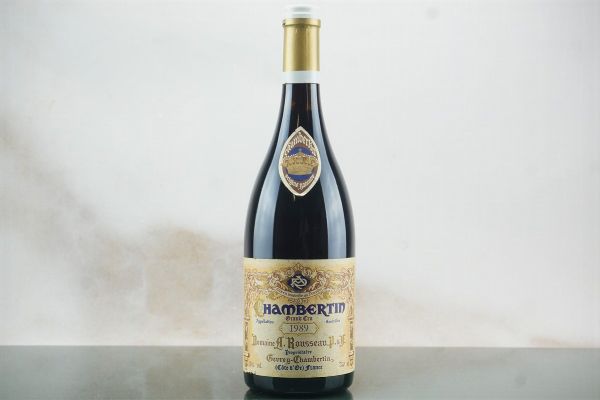 Chambertin Domaine Armand Rousseau 1989  - Asta LA RAFFINATEZZA DELLA COMPLESSITA' - Vini Pregiati e da Collezione - Associazione Nazionale - Case d'Asta italiane