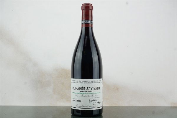 Romanée Saint-Vivant Marey-Monge Domaine de la Romanée Conti 2010  - Asta LA RAFFINATEZZA DELLA COMPLESSITA' - Vini Pregiati e da Collezione - Associazione Nazionale - Case d'Asta italiane