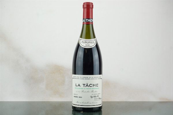 La Tâche Domaine de la Romanée Conti 1991  - Asta LA RAFFINATEZZA DELLA COMPLESSITA' - Vini Pregiati e da Collezione - Associazione Nazionale - Case d'Asta italiane