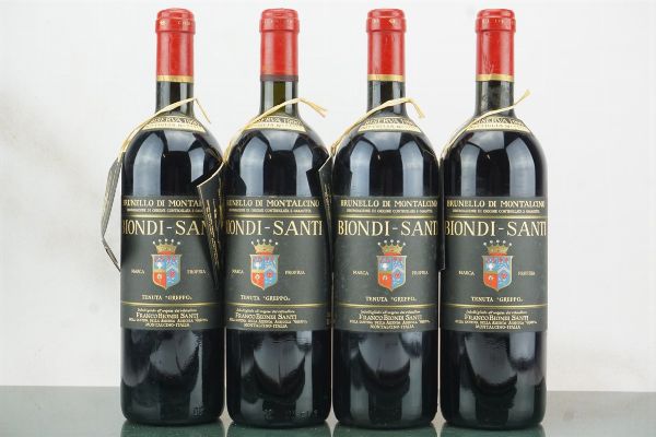 Brunello di Montalcino Riserva Biondi Santi 1990  - Asta LA RAFFINATEZZA DELLA COMPLESSITA' - Vini Pregiati e da Collezione - Associazione Nazionale - Case d'Asta italiane