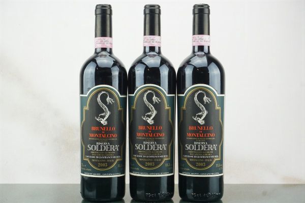 Brunello di Montalcino Case Basse Riserva Gianfranco Soldera 2003  - Asta LA RAFFINATEZZA DELLA COMPLESSITA' - Vini Pregiati e da Collezione - Associazione Nazionale - Case d'Asta italiane