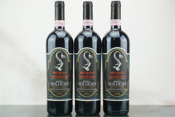 Brunello di Montalcino Case Basse Riserva Gianfranco Soldera 2003  - Asta LA RAFFINATEZZA DELLA COMPLESSITA' - Vini Pregiati e da Collezione - Associazione Nazionale - Case d'Asta italiane