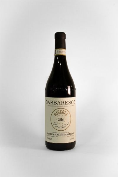 Barbaresco Riserva Don Fiorino Produttori del Barbaresco 2016  - Asta PANDOLFINI PER AMICI DI URI - ASTA BENEFICA PER SOSTENERE LA RICERCA SCIENTIFICA UROLOGICA - Associazione Nazionale - Case d'Asta italiane