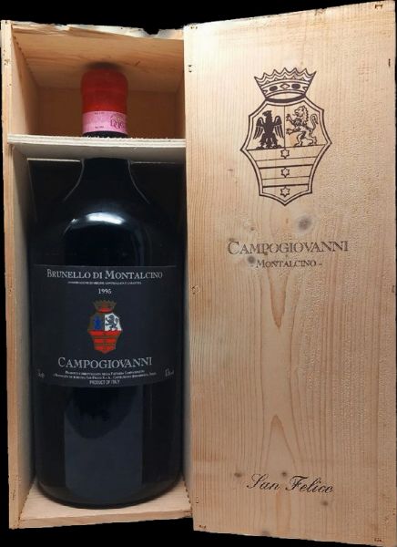 Brunello di Montalcino San Felice Campogiovanni 1995  - Asta PANDOLFINI PER AMICI DI URI - ASTA BENEFICA PER SOSTENERE LA RICERCA SCIENTIFICA UROLOGICA - Associazione Nazionale - Case d'Asta italiane