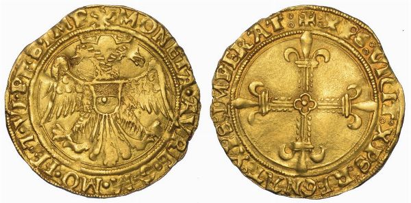 CASALE. GUGLIELMO II PALEOLOGO, 1494-1518. Scudo d'oro.  - Asta Numismatica - Associazione Nazionale - Case d'Asta italiane