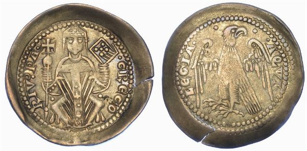 AQUILEIA. GREGORIO 1251-1269. Denaro scodellato.  - Asta Numismatica - Associazione Nazionale - Case d'Asta italiane