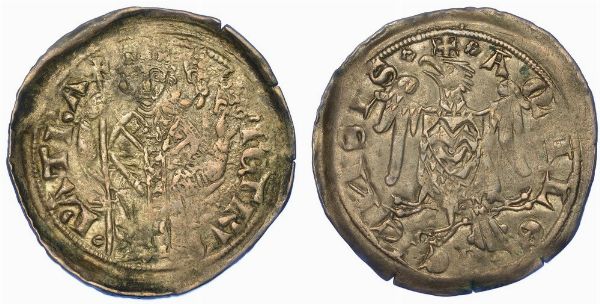 AQUILEIA. PIETRO, 1299-1301. Denaro scodellato.  - Asta Numismatica - Associazione Nazionale - Case d'Asta italiane