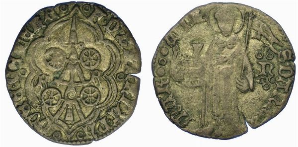 PADOVA. FRANCESCO I DA CARRARA, 1355-1388. Carrarese da 4 Soldi.  - Asta Numismatica - Associazione Nazionale - Case d'Asta italiane