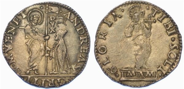 VENEZIA. ANDREA GRITTI, 1523-1532. Mocenigo o Lira.  - Asta Numismatica - Associazione Nazionale - Case d'Asta italiane