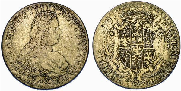 MODENA. FRANCESCO III D'ESTE, 1737-1780. Scudo 1739.  - Asta Numismatica - Associazione Nazionale - Case d'Asta italiane