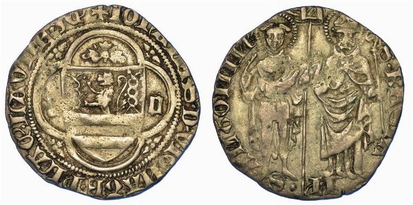 PIACENZA. GIOVANNI DA VIGNATE, 1410-1413. Grosso.  - Asta Numismatica - Associazione Nazionale - Case d'Asta italiane