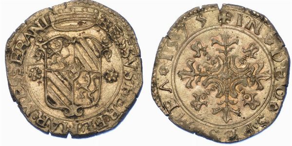 MESSERANO. BESSO FERRERO FIESCHI, 1559-1584. Bianco 1575.  - Asta Numismatica - Associazione Nazionale - Case d'Asta italiane