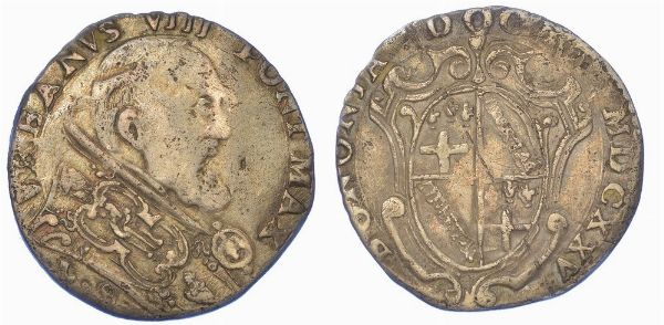 BOLOGNA. URBANO VIII, 1623-1644. Bianco 1625.  - Asta Numismatica - Associazione Nazionale - Case d'Asta italiane