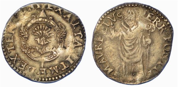 FERRARA. ALFONSO II D'ESTE, 1559-1597. Diamante.  - Asta Numismatica - Associazione Nazionale - Case d'Asta italiane