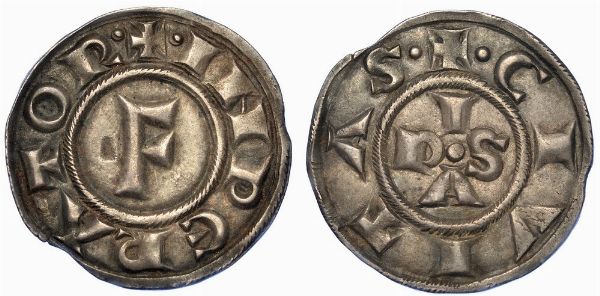 PISA. REPUBBLICA, A NOME DI FEDERICO I, 1155-1312. Grosso, anni 1194-1216.  - Asta Numismatica - Associazione Nazionale - Case d'Asta italiane