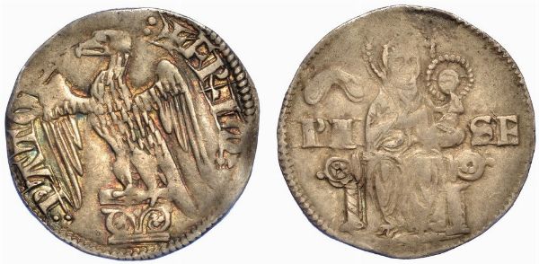 PISA. REPUBBLICA, A NOME DI FEDERICO I, 1155-1312. Grosso da 2 Soldi.  - Asta Numismatica - Associazione Nazionale - Case d'Asta italiane