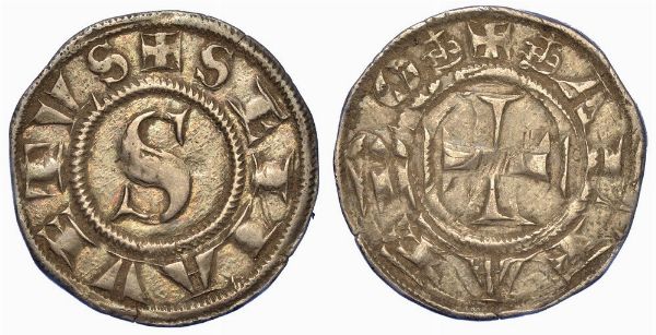 SIENA. REPUBBLICA, 1180-1390. Grosso, anni 1318-1325.  - Asta Numismatica - Associazione Nazionale - Case d'Asta italiane