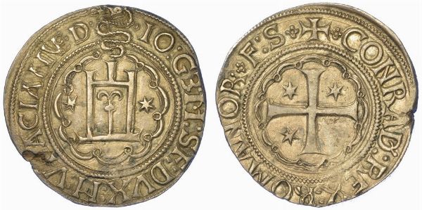 GENOVA. GIAN GALEAZZO MARIA SFORZA DUCA DI MILANO E SIGNORE DI GENOVA, 1488-1494. Lira o Testone da 20 Soldi.  - Asta Numismatica - Associazione Nazionale - Case d'Asta italiane