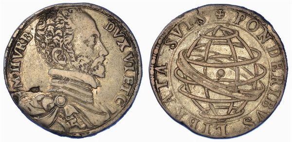 URBINO. FRANCESCO II MARIA DELLA ROVERE, 1574-1624. Testone.  - Asta Numismatica - Associazione Nazionale - Case d'Asta italiane