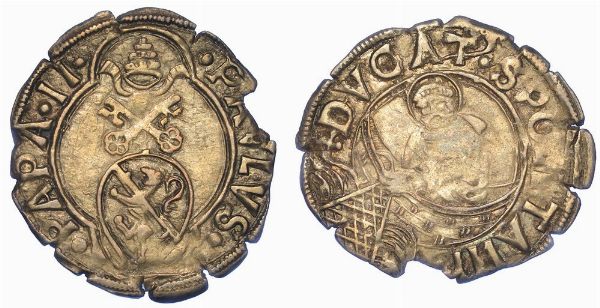 SPOLETO. PAOLO II 1464-1471. Bolognino marchigiano.  - Asta Numismatica - Associazione Nazionale - Case d'Asta italiane