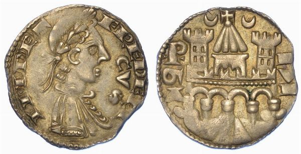 BERGAMO. COMUNE, A NOME DI FEDERICO II, 1194-1250. Grosso da 4 denari, anni 1236-1250.  - Asta Numismatica - Associazione Nazionale - Case d'Asta italiane