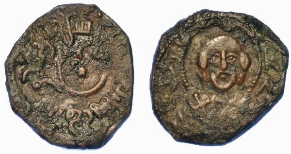 BARI. RUGGERO II, 1139-1154. Follaro.  - Asta Numismatica - Associazione Nazionale - Case d'Asta italiane