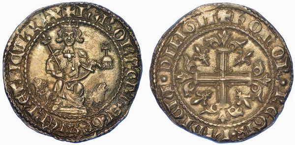 NAPOLI. CARLO II D'ANGI, 1285-1309. Gigliato.  - Asta Numismatica - Associazione Nazionale - Case d'Asta italiane