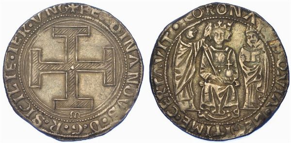 NAPOLI. FERDINANDO I D'ARAGONA, 1458-1494. Coronato.  - Asta Numismatica - Associazione Nazionale - Case d'Asta italiane