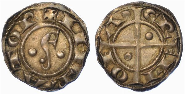 CREMONA. COMUNE, 1155-1330. Grosso da 4 Denari Imperiali.  - Asta Numismatica - Associazione Nazionale - Case d'Asta italiane